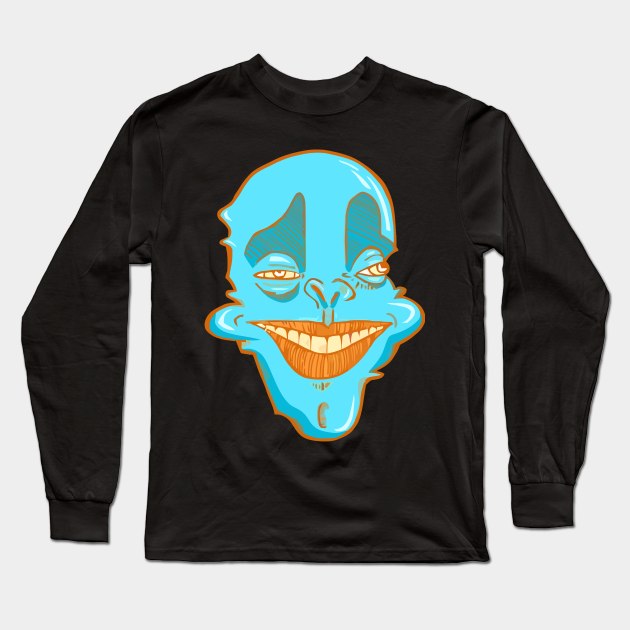 blue boy Long Sleeve T-Shirt by mizoneroberto